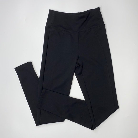 Assets by Spanx Fl4915 Ponte Shaping Leggings Size Small Black - Picture 1 of 12